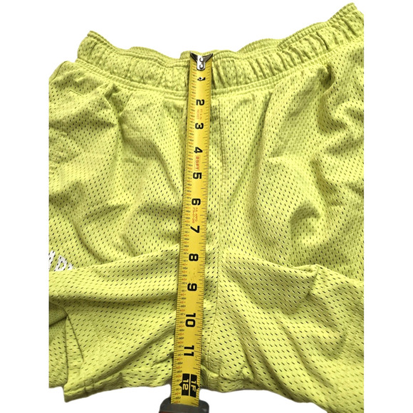 Womens Gymshark Lifting Mesh Shorts Neon Yellow/Green Size XS Pockets EUC - Picture 3 of 11